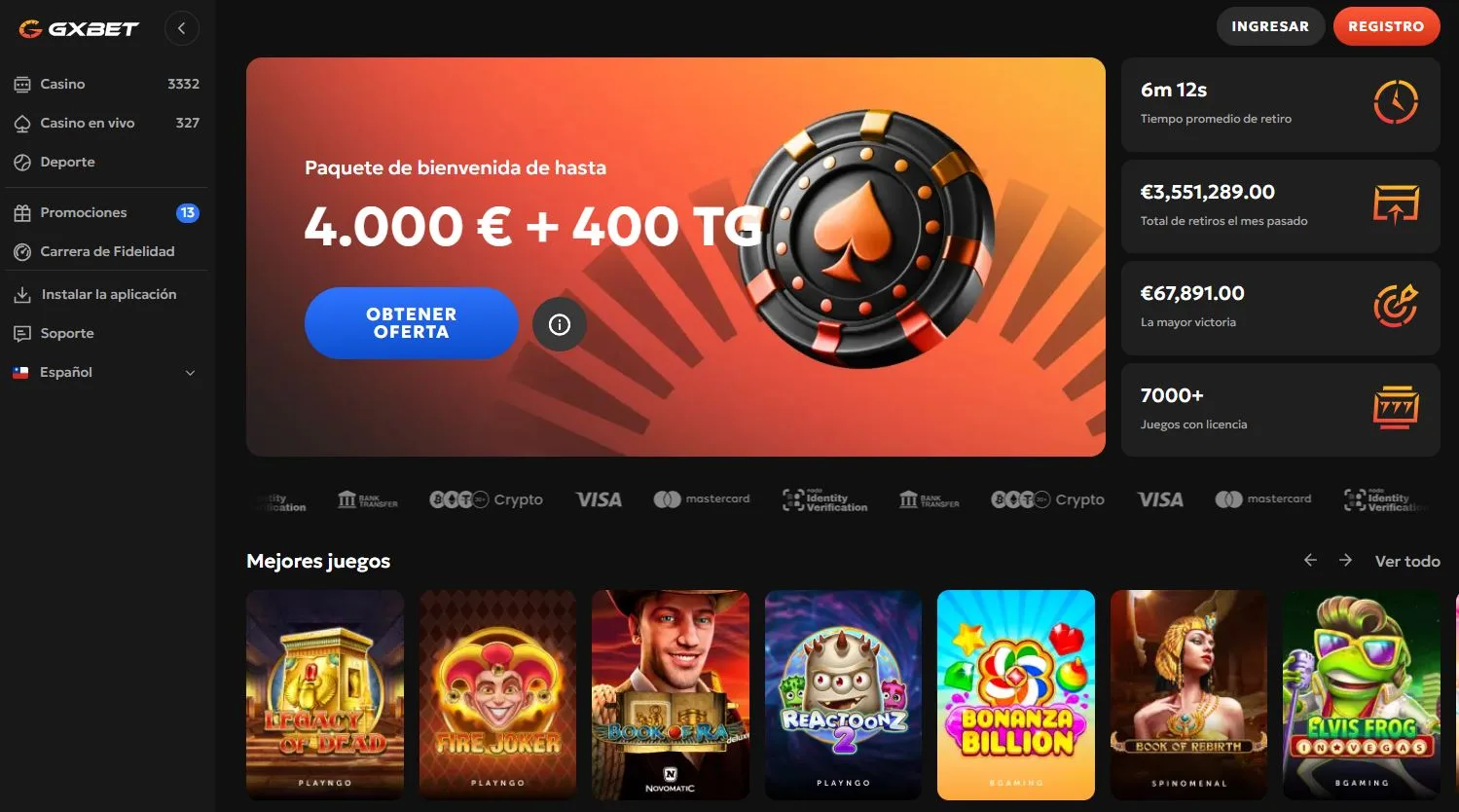 GxBet - Opiniones y reseñas de casas de apuestas en España